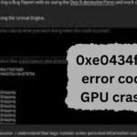 0xe0434f4d error code GPU crash​ – A Complete Guide of 2024!